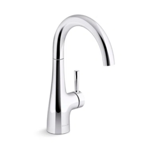 Kohler K-20147T-4-CP RUBICON 下抽拉式廚房龍頭 (拋光鍍鉻)